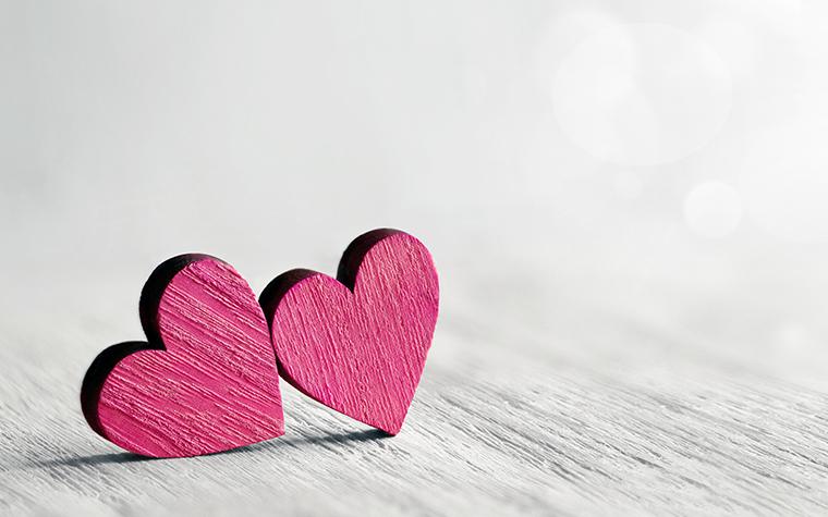 Two hearts.