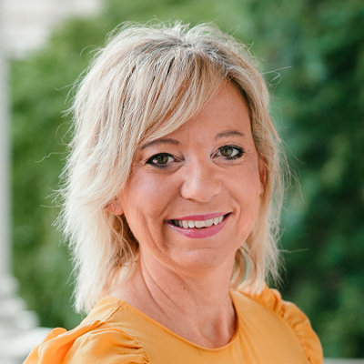 A portrait of Stacey Wright.